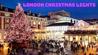 The Most Extravagant London Christmas Lights in 4K [upl. by Enyamrahc]