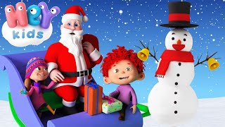 Jingle Bells ☃️ Christmas Carols for Kids 🎄 HeyKids [upl. by Anwahsak]