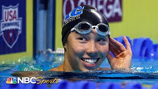 Torri Huskes 100 fly American record clinches spot on Team USA  NBC Sports [upl. by Alexandria]