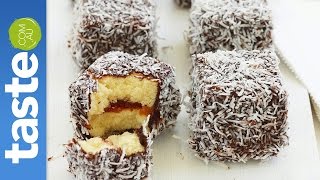 Quick and easy lamingtons recipe  tastecomau [upl. by Navetse]