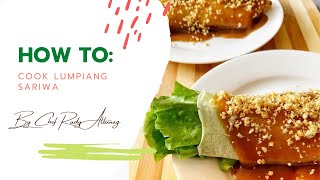 Cooking Lumpiang Sariwa Fresh Lumpia [upl. by Gladdy]