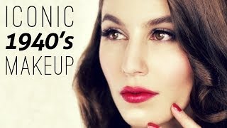 Iconic 1940s Makeup Tutorial [upl. by Phebe]