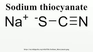 Sodium thiocyanate [upl. by Ylehsa]