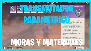 SACALE EL MAXIMO PROVECHO AL TRANSMUTADOR PARAMETRICO GENSHIN IMPACT [upl. by Mcgray312]