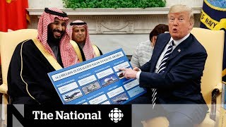 Mohammed Bin Salman pitches Saudi business to Trump [upl. by Mohandas]