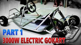 Build a 3000W Electric Go Kart at Home  v4  Part 1 [upl. by Wendi]