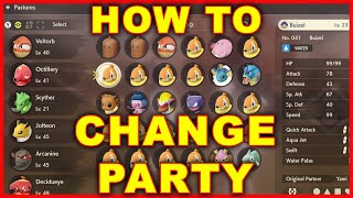 Pokemon Legends Arceus How to Change Party [upl. by Ode]