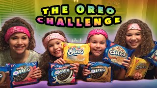 The Oreo Challenge Haschak Sisters [upl. by Leveridge145]