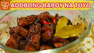 How to Cook Adobong Baboy na Tuyo  Pinoy Easy Recipes [upl. by Wachter41]