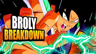 Broly DBS Breakdown Dragon Ball FighterZ Tips amp Tricks [upl. by Anirazc]