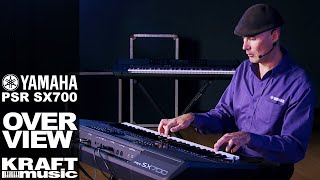 Yamaha PSRSX700 Arranger Workstation  Overview with Gabriel Aldort [upl. by Phillida]