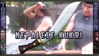 Real Nepalese Kukri or Khukuri  Gurkha Knife Tested [upl. by Laure148]