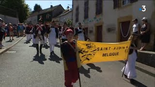 SaôneetLoire  la fête de tous les SaintAubin [upl. by Nahum]