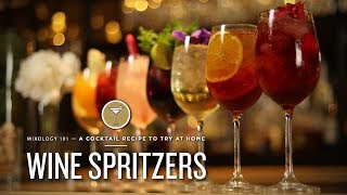 Mixology 101  Wine Spritzers [upl. by Arriek24]