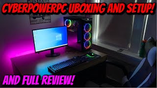 GAMING PC From CyberPowerPC Unboxing amp Setup [upl. by Annairba]