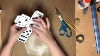 How to make a paper dice [upl. by Shulins33]