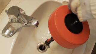 How to Use Canister Style Drain Cleaning Augers PART 1 [upl. by Yrgoerg116]