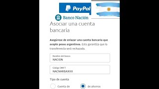 PAYPAL SOLUCION CODIGO SWIFT BANCARIOS ENARGENTINA [upl. by Barbur]