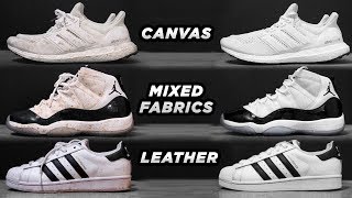 HOW TO CLEAN EVERY TYPE OF SNEAKER  My Process [upl. by Haras]