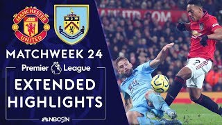 Manchester United v Burnley  PREMIER LEAGUE HIGHLIGHTS  1222020  NBC Sports [upl. by Rider204]