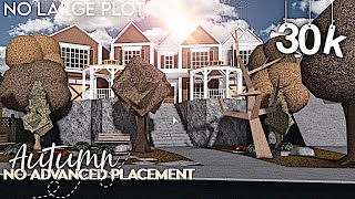 ROBLOX  Bloxburg 30K Modern Autumn Family Hillside House  No Advanced Placement  Build amp Tour [upl. by Dibri]