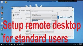 Remote desktop login for standard users on Windows 10 [upl. by Ainegul]