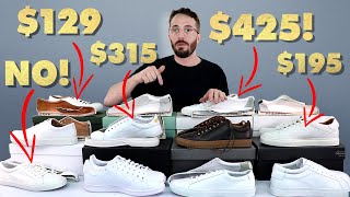 13 Sneaker Showdown  THE BEST WHITE SNEAKER and one to NEVER BUY [upl. by Ellenwahs]