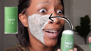 Does this miracle Green mask work🙀 shock 🙀 [upl. by Euqinimod]