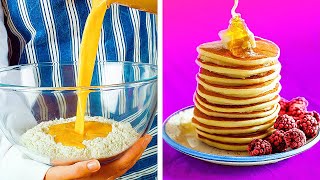 15 Secret Cooking Hacks You Should Try  5Minute Pancake Recipes [upl. by Ttoile195]