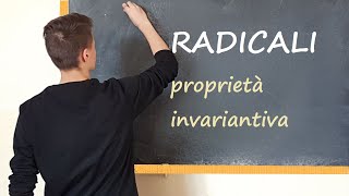 Radicali  PROPRIETA INVARIANTIVA  1 [upl. by Anialad]