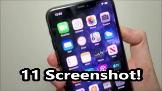 iPhone 11  11 Pro Max How to Screenshot [upl. by Alegnatal]