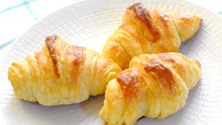 How to make croissants Easy croissant recipe  Butter croissant recipe [upl. by Anaibaf883]