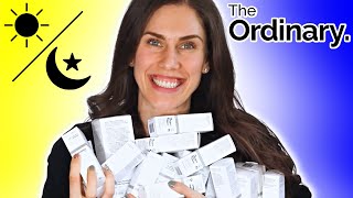 AM OR PM Every Product From The Ordinary amp When To Use It [upl. by Nylahs]