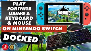 How to play Fortnite with a Keyboard and Mouse on Nintendo Switch Now with keybinds [upl. by Rani341]