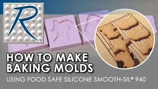 How To Make a Food Grade Silicone Mold For Baking Cookies [upl. by Adelia]