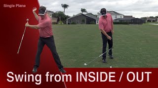 Learning an InsideOut Golf Swing [upl. by Eyar]