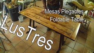 Mesas Plegables Foldable Tables [upl. by Cirek]