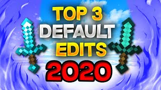 TOP 3 SMOOTH DEFAULT EDIT MCPE PVP TEXTURE PACK FPS BOOST PACKS [upl. by Ardnossak]