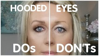 HOODED DROOPY EYES  TIPS AND TRICKS updated [upl. by Ainitsirhc130]