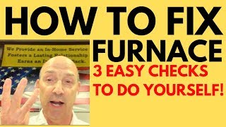 HOW TO FIX FURNACE NO HEAT \\ Three Easy Checks You Can Do Yourself with One Hour Heating in Olathe [upl. by Mccormick984]