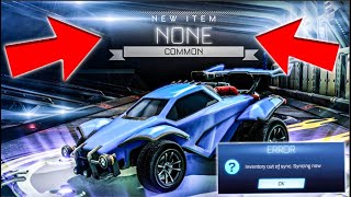 Rocket League Crate Openings Are BROKEN [upl. by Anuqahs9]