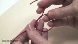 How to Knots for Bead Jewelry [upl. by Geraud]