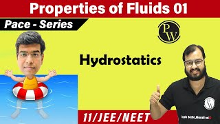 Properties of Fluids  Hydrostatics barometer gauge paradox pascal law  Class 11 JEE  NEET [upl. by Palestine455]