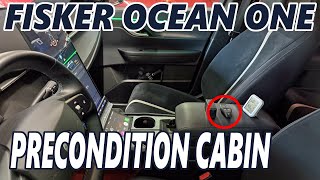 Fisker Ocean  Precondition Cabin [upl. by Lahpos]