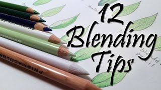 12 Blending Tips for Colored Pencils [upl. by Nailil154]