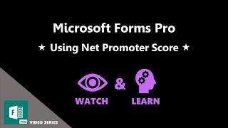 Using Net Promoter Score  Microsoft Forms Pro [upl. by Netsoj]