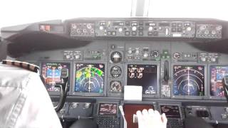 Ryanair landing iin Dublin cockpit view [upl. by Senhauser]