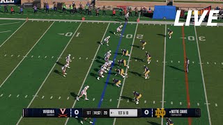 NCAAF LIVE🔴Virginia Cavaliers vsNotre Dame Fighting Irish College Football Full Game16 November 24 [upl. by Alyose]