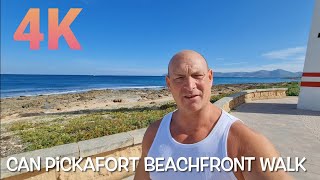 Can PicafortMallorcabeach front walk in 4K [upl. by Ebonee]