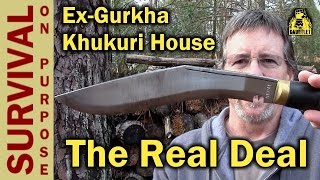 Ex Gurkha Kuhkri Fighting Knife  The Gauntlet Review [upl. by Philcox]